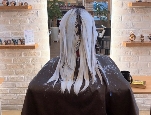 성신여대역 미용실 밀크블론드컬러5