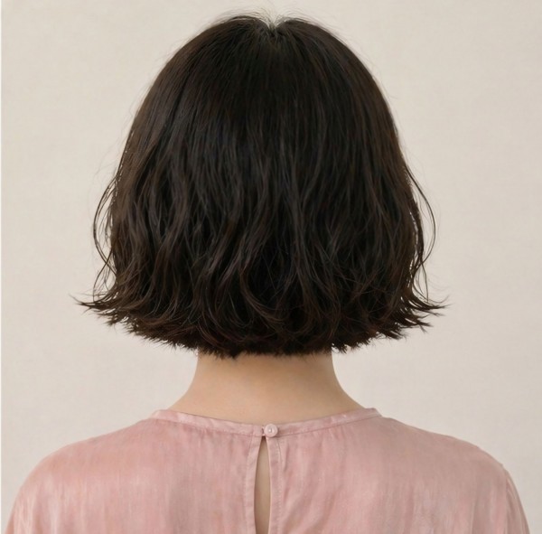 단발머리 테슬컷 텍스춰펌4