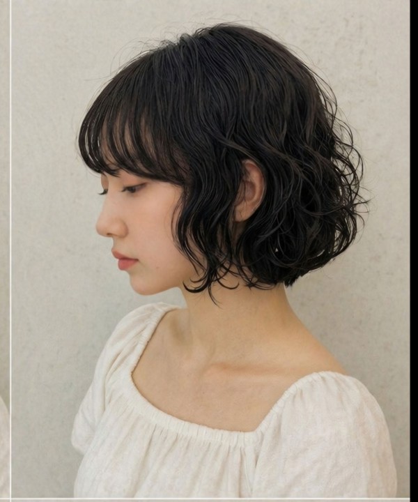 단발 빈티지펌2