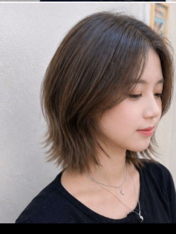 탈색머리 스타일 애쉬브라운1