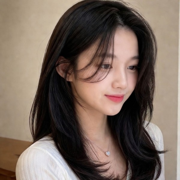 성신여대 미용실 레이어드컷과 함께한  레이어드c컬 스타일1