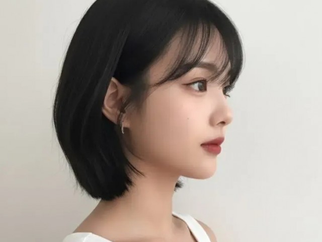 성신여대 미용실 단발레이어드컷 + c컬펌